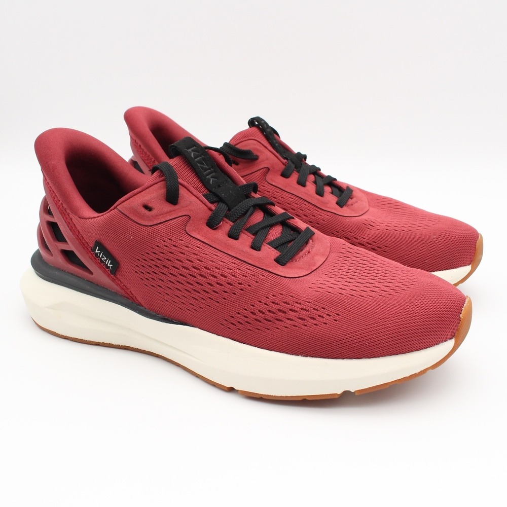 Kizik Athens 2 Sneakers Mens Size 8 Brick Red Hands Free Shoes